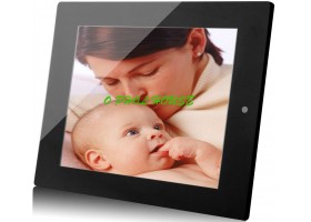 กรอบรูปดิจิตอล Digital Photo Frame จอ LCD 10.4 นิ้ว ความละเอียด 800x600 (สีดำเงา)