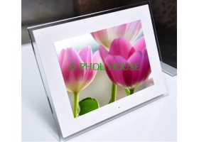 กรอบรูปดิจิตอล Digital Photo Frame จอ LCD 15 นิ้ว ความละเอียด 1024x768 (สีขาว มีขอบใส)