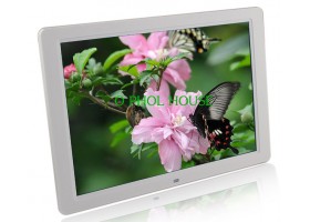 กรอบรูปดิจิตอล Digital Photo Frame จอ LED 15 นิ้ว ความละเอียด 1280×800 (สีขาว)