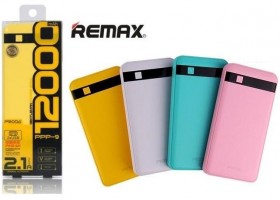 Remax-Proda Power Bank แบตเตอรี่สำรอง 12,000 mAh Model : PPP-9